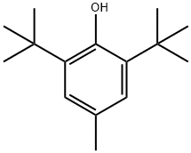 2,6-二叔丁基对甲酚(BHT) 结构式